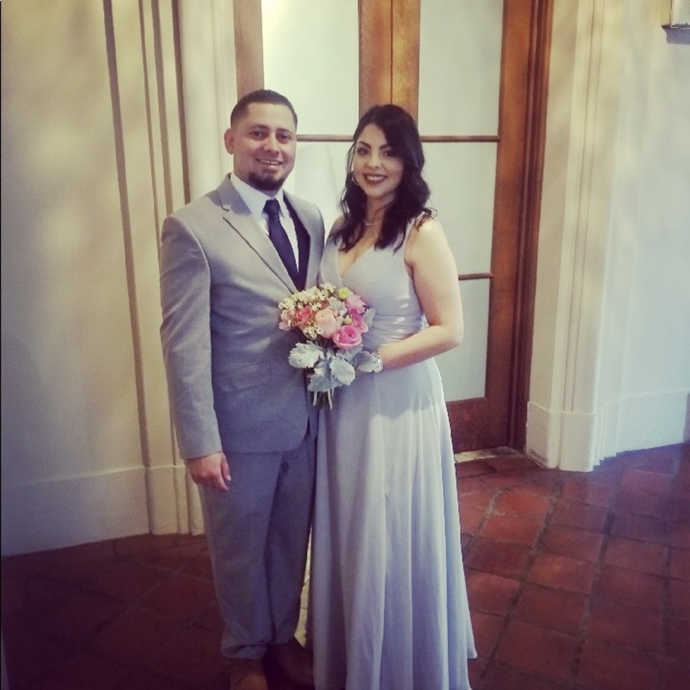 David’s bridal bridesmaid dress